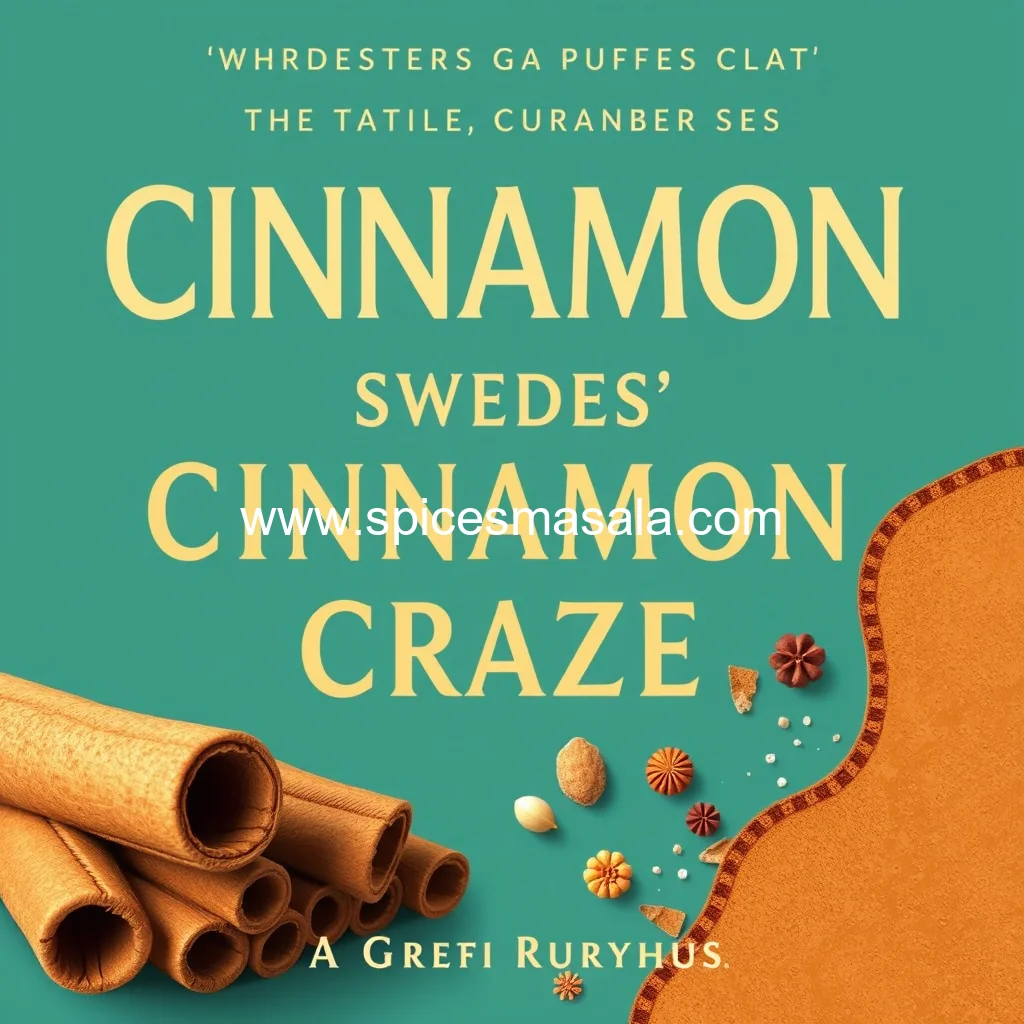 Artistic representation for When did swedes get so crazy about cinnamon ? swedes' cinnamon craze: a spice-infused journey through history this title