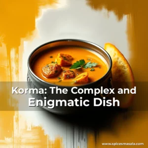 Artistic representation for Korma: The Complex and Enigmatic Dish