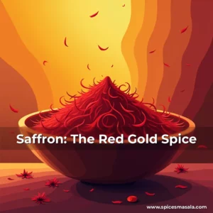 Artistic representation for Saffron: The Red Gold Spice
