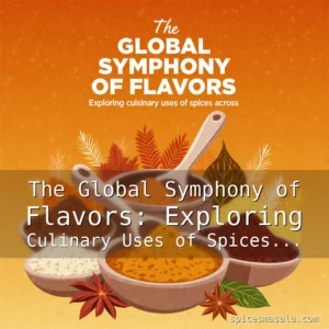 Artistic representation for The Global Symphony of Flavors: Exploring Culinary Uses of Spices Across Cultures