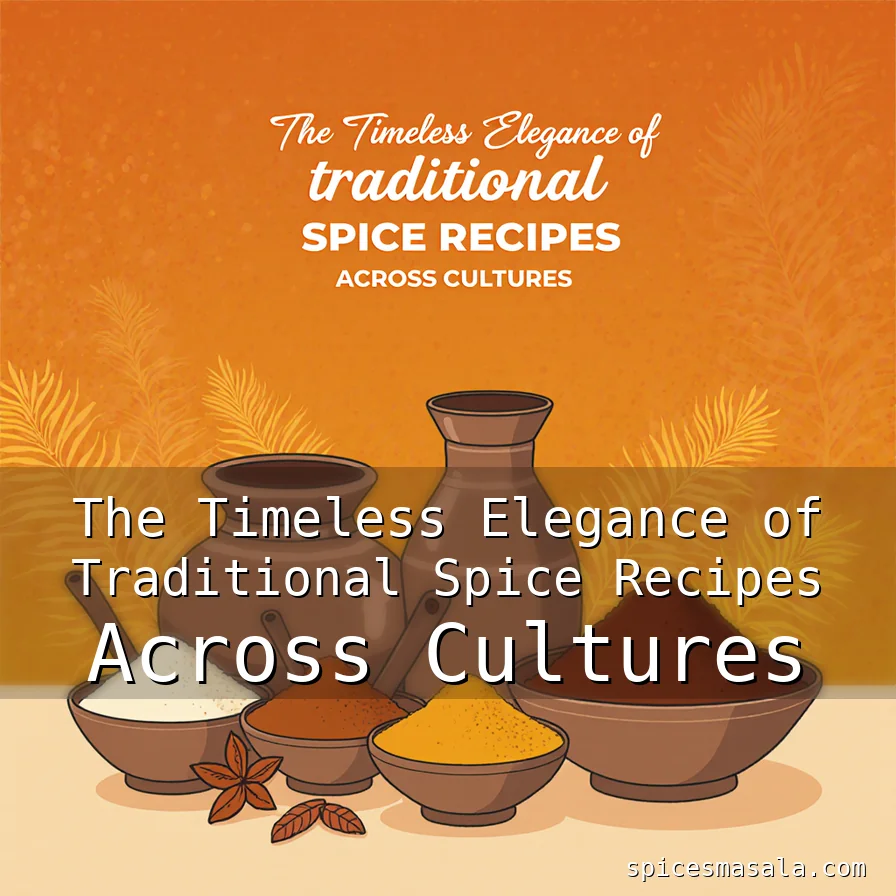 Artistic representation for The Timeless Elegance of Traditional Spice Recipes Across Cultures