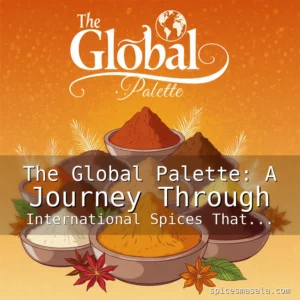 Artistic representation for The Global Palette: A Journey Through International Spices That Define Cultures Around the World