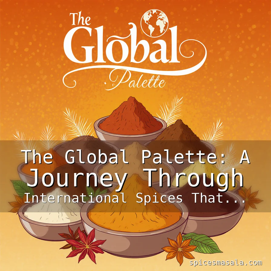 Artistic representation for The Global Palette: A Journey Through International Spices That Define Cultures Around the World