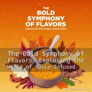 Artistic representation for The Bold Symphony of Flavors: Exploring the World of Spice-Infused Dishes