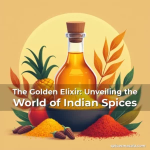 Artistic representation for The Golden Elixir: Unveiling the World of Indian Spices