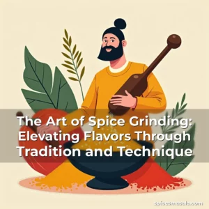 Artistic representation for The Art of Spice Grinding: Elevating Flavors Through Tradition and Technique