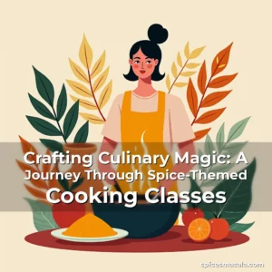 Artistic representation for Crafting Culinary Magic: A Journey Through Spice-Themed Cooking Classes