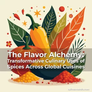 Artistic representation for The Flavor Alchemy: Transformative Culinary Uses of Spices Across Global Cuisines