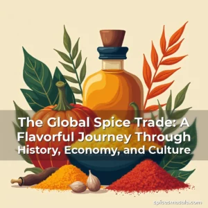 Artistic representation for The Global Spice Trade: A Flavorful Journey Through History, Economy, and Culture