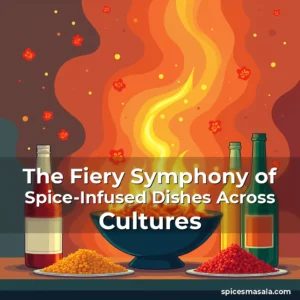 Artistic representation for The Fiery Symphony of Spice-Infused Dishes Across Cultures