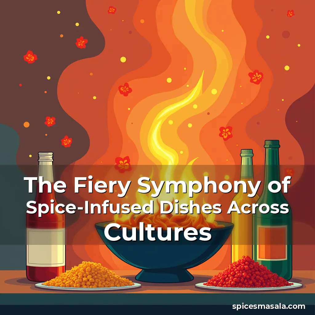 Artistic representation for The Fiery Symphony of Spice-Infused Dishes Across Cultures
