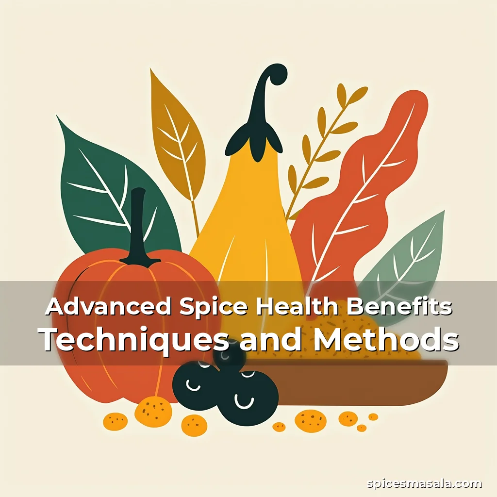 Artistic representation for Advanced Spice Health Benefits Techniques and Methods