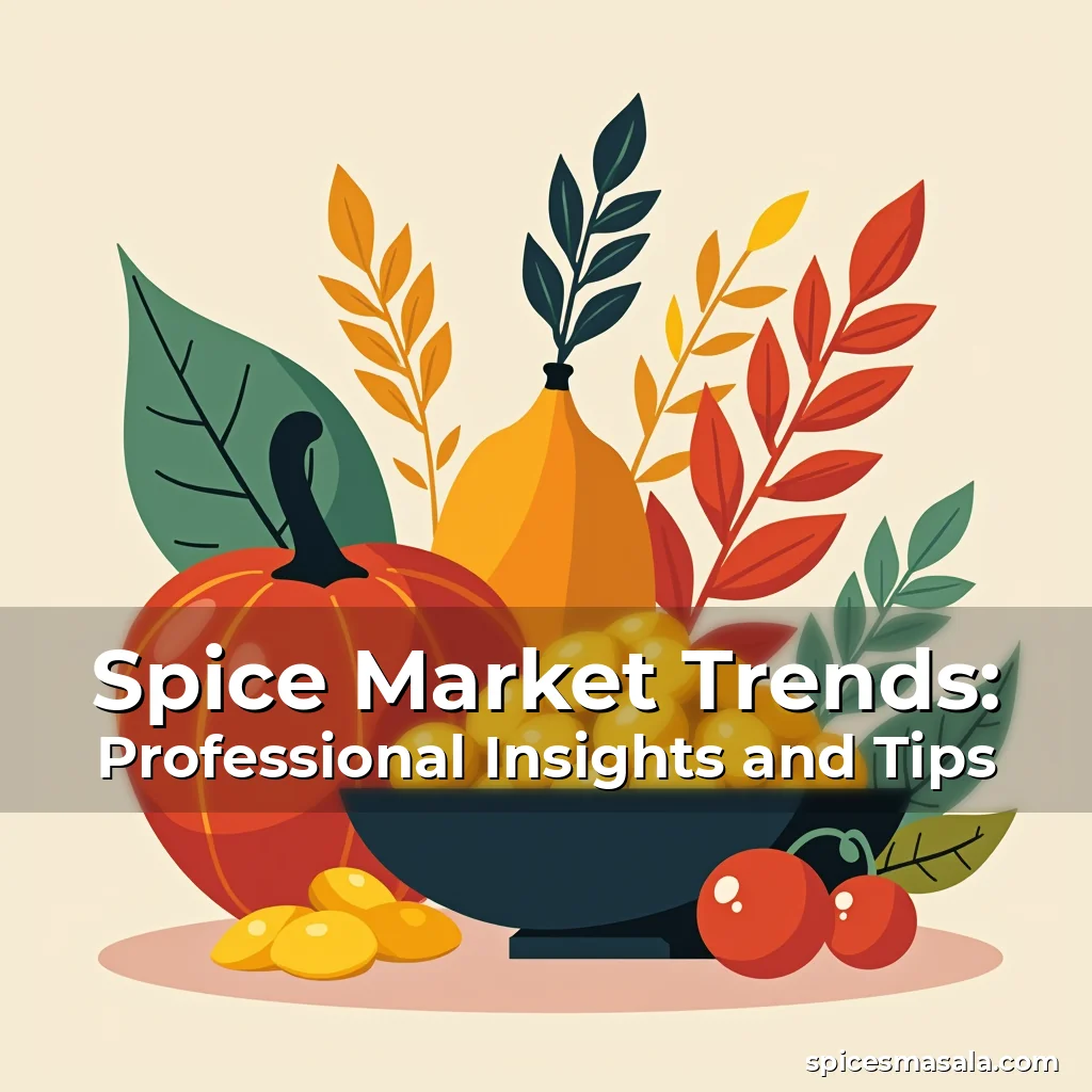 Artistic representation for Spice Market Trends: Professional Insights and Tips
